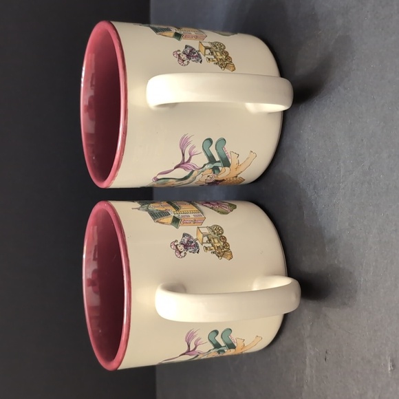 1987 Potpourri Press Set Of 2 Ceramic Rocking Horse/Toys Design Coffee Mug. - Picture 2 of 10